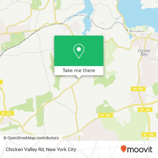 Mapa de Chicken Valley Rd