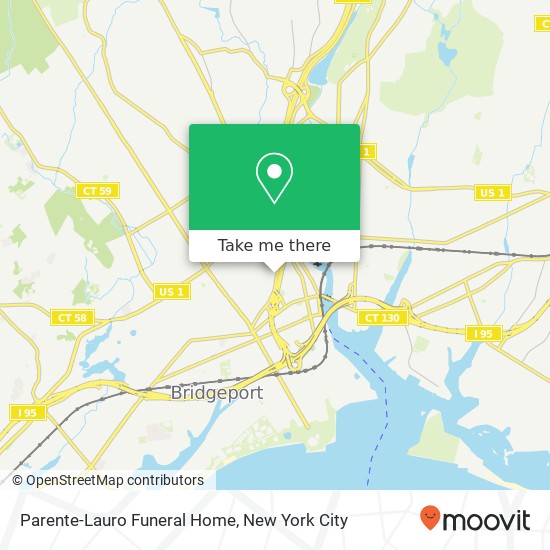 Parente-Lauro Funeral Home map