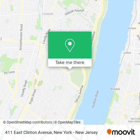 Mapa de 411 East Clinton Avenue