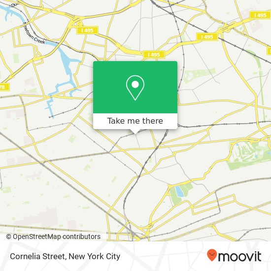 Mapa de Cornelia Street