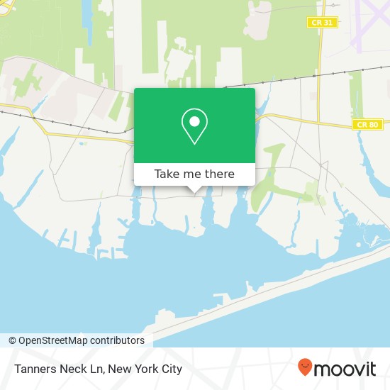 Tanners Neck Ln map