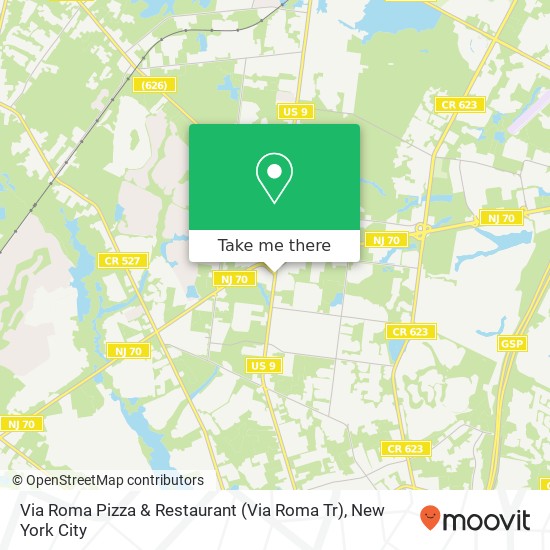 Mapa de Via Roma Pizza & Restaurant (Via Roma Tr)