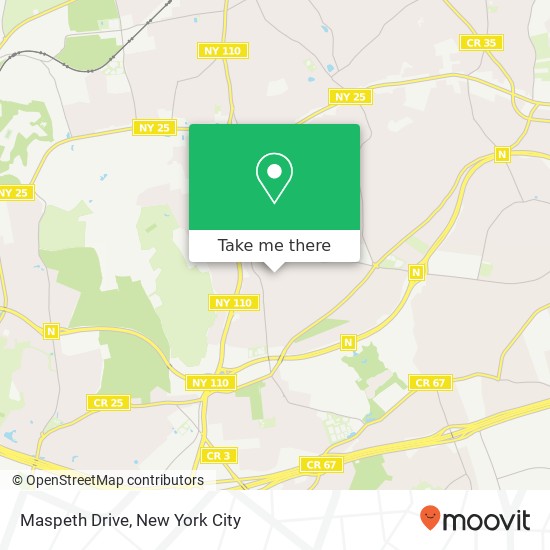 Maspeth Drive map
