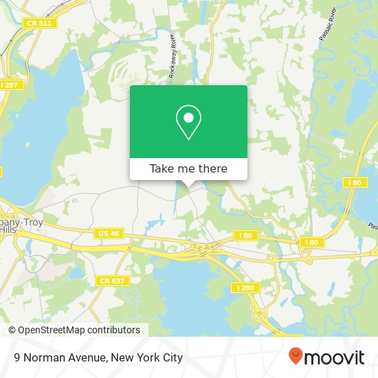 Mapa de 9 Norman Avenue