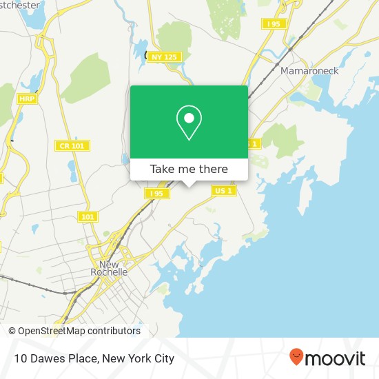 10 Dawes Place map