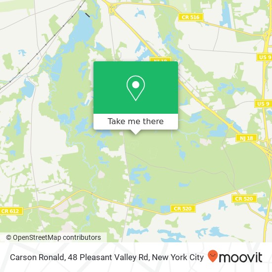 Carson Ronald, 48 Pleasant Valley Rd map