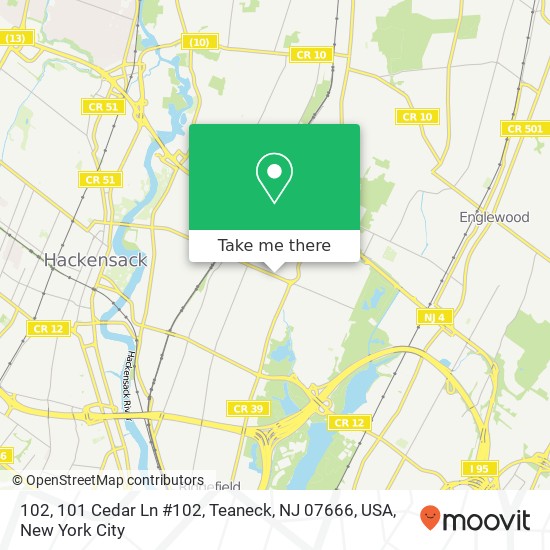 102, 101 Cedar Ln #102, Teaneck, NJ 07666, USA map