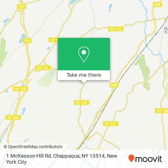Mapa de 1 McKesson Hill Rd, Chappaqua, NY 10514