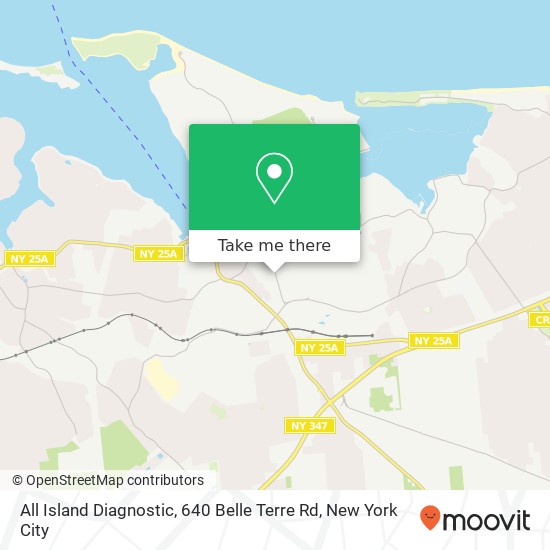 All Island Diagnostic, 640 Belle Terre Rd map