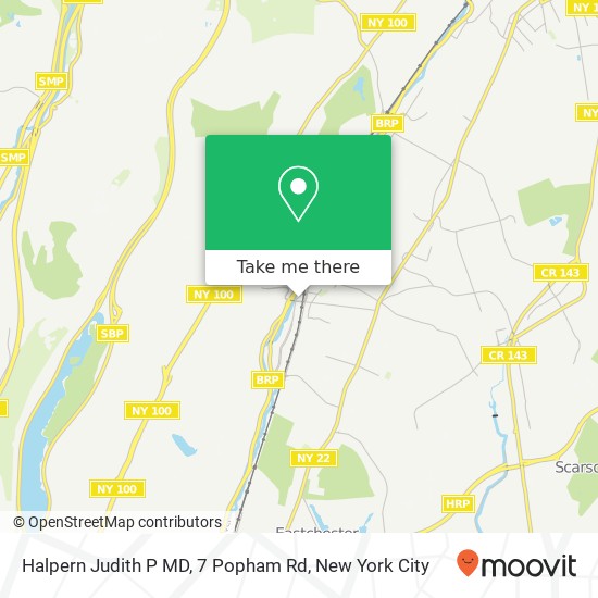 Mapa de Halpern Judith P MD, 7 Popham Rd
