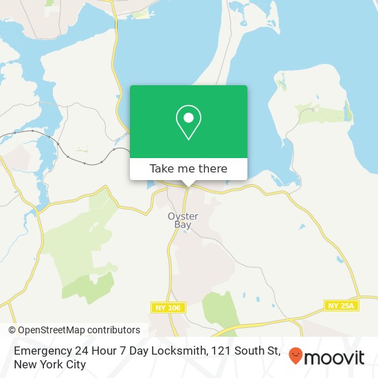 Mapa de Emergency 24 Hour 7 Day Locksmith, 121 South St