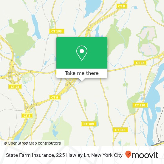State Farm Insurance, 225 Hawley Ln map