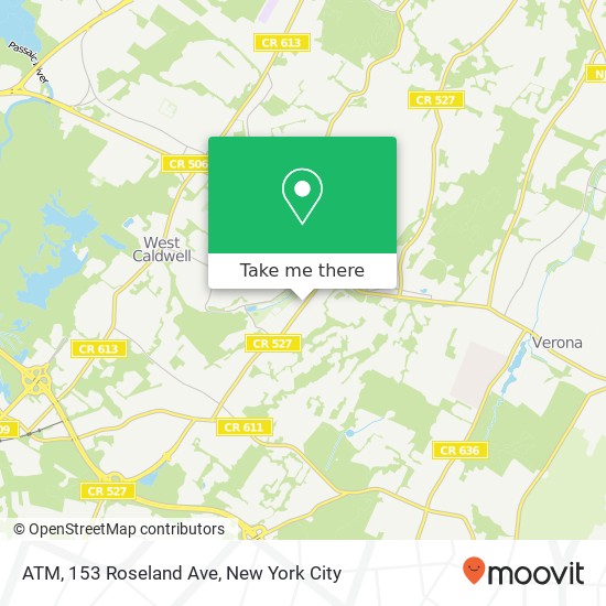 Mapa de ATM, 153 Roseland Ave