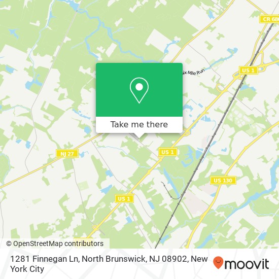 1281 Finnegan Ln, North Brunswick, NJ 08902 map