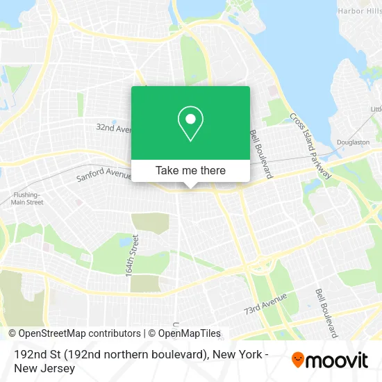 192nd St (192nd northern boulevard) map