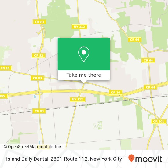 Island Daily Dental, 2801 Route 112 map