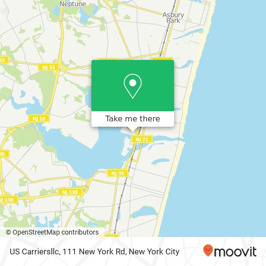 US Carriersllc, 111 New York Rd map
