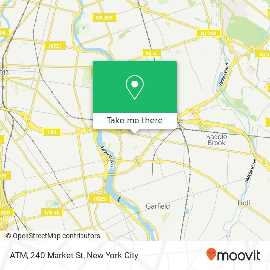 Mapa de ATM, 240 Market St