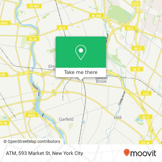 ATM, 593 Market St map