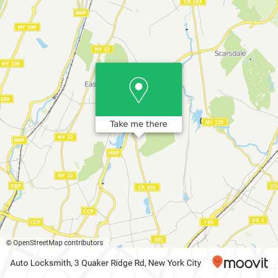 Mapa de Auto Locksmith, 3 Quaker Ridge Rd