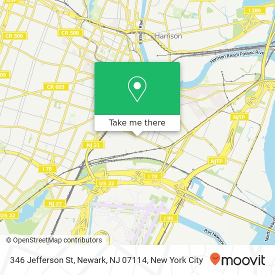 346 Jefferson St, Newark, NJ 07114 map
