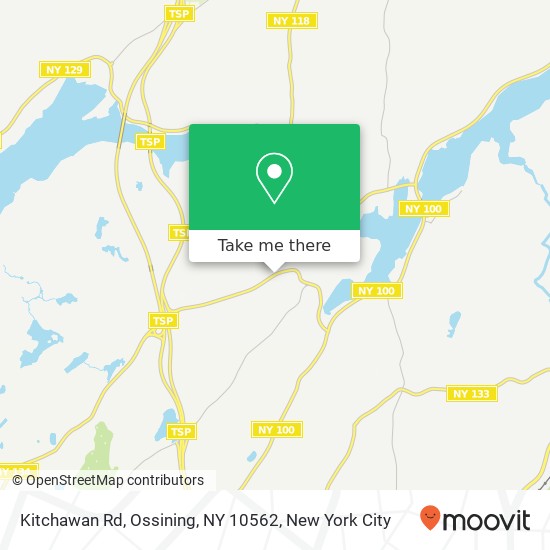 Mapa de Kitchawan Rd, Ossining, NY 10562
