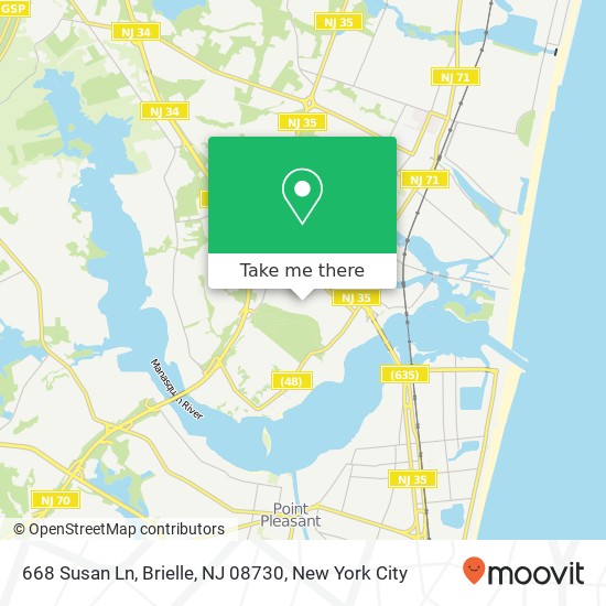 668 Susan Ln, Brielle, NJ 08730 map
