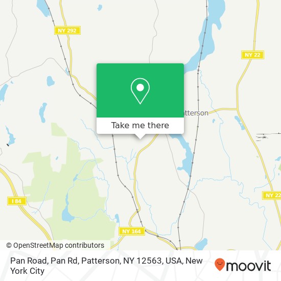 Pan Road, Pan Rd, Patterson, NY 12563, USA map