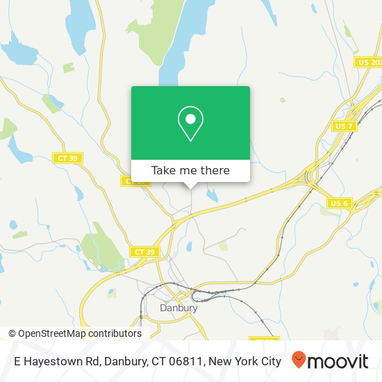 E Hayestown Rd, Danbury, CT 06811 map