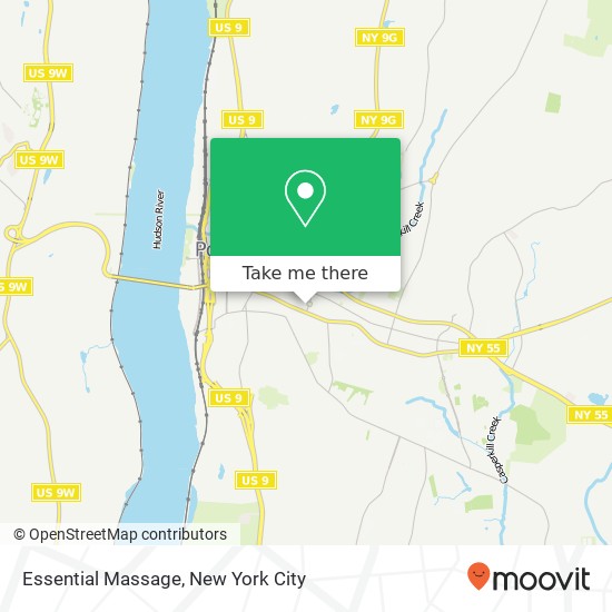 Mapa de Essential Massage, Reservoir Sq