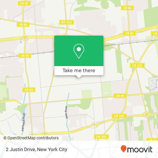 2 Justin Drive map