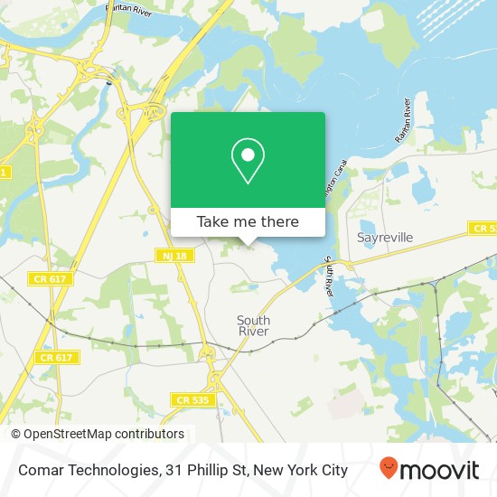 Mapa de Comar Technologies, 31 Phillip St