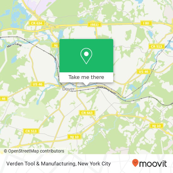 Mapa de Verden Tool & Manufacturing