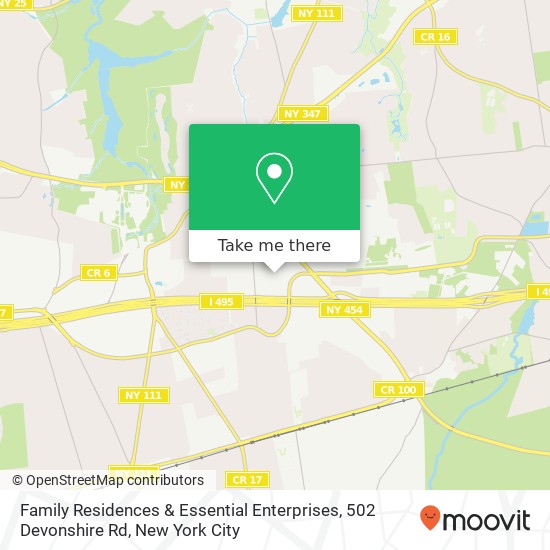 Family Residences & Essential Enterprises, 502 Devonshire Rd map