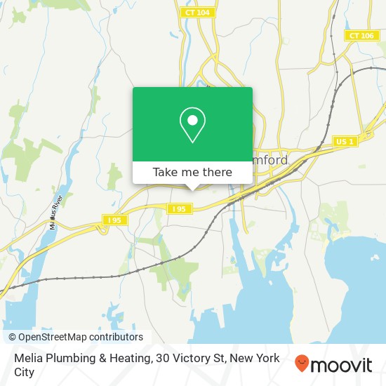 Melia Plumbing & Heating, 30 Victory St map