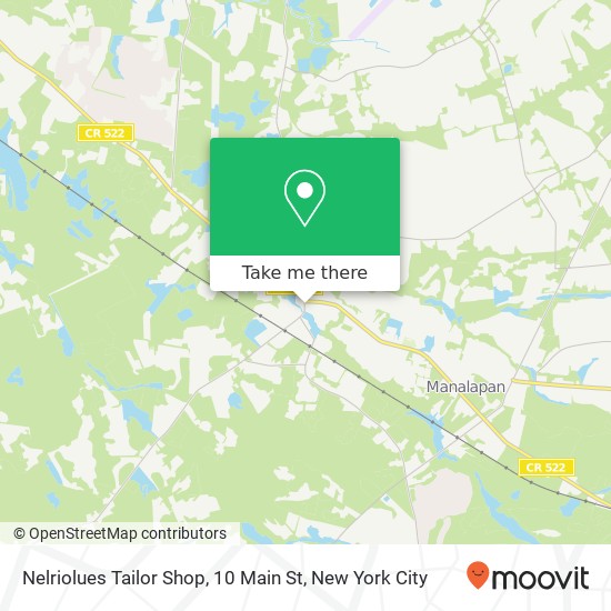 Nelriolues Tailor Shop, 10 Main St map