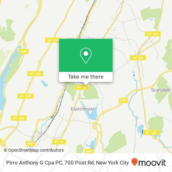 Pirro Anthony G Cpa PC, 700 Post Rd map