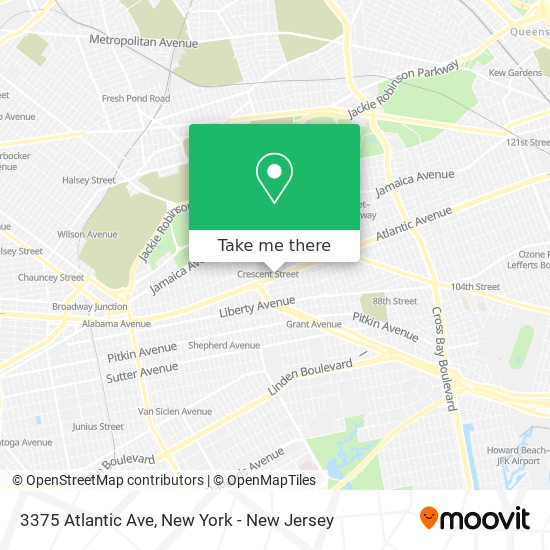 Mapa de 3375 Atlantic Ave