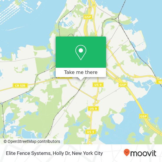 Elite Fence Systems, Holly Dr map
