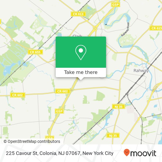 225 Cavour St, Colonia, NJ 07067 map