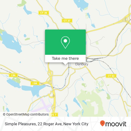 Mapa de Simple Pleasures, 22 Roger Ave