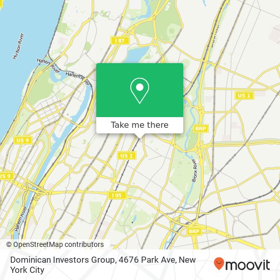 Dominican Investors Group, 4676 Park Ave map