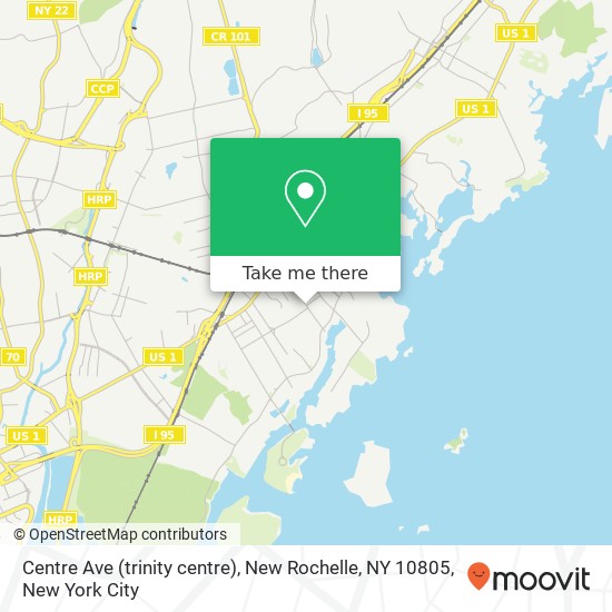 Centre Ave (trinity centre), New Rochelle, NY 10805 map