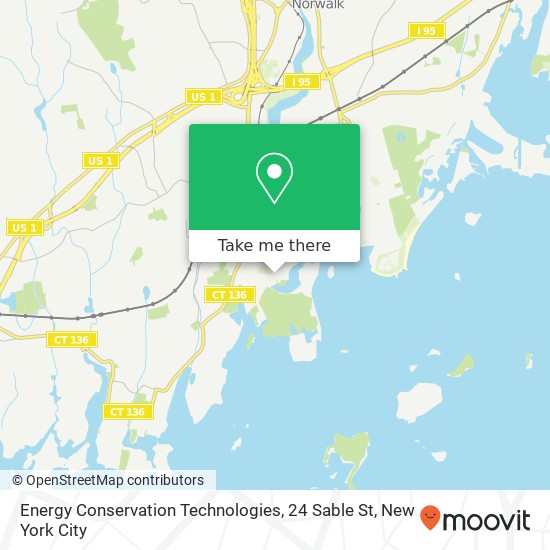 Mapa de Energy Conservation Technologies, 24 Sable St