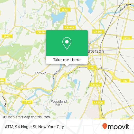 Mapa de ATM, 94 Nagle St