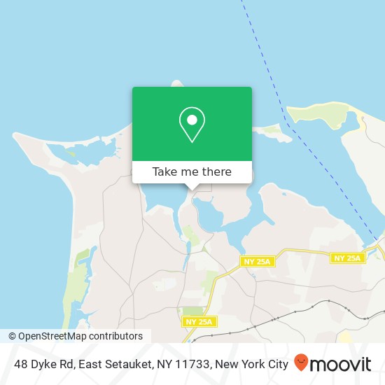 48 Dyke Rd, East Setauket, NY 11733 map