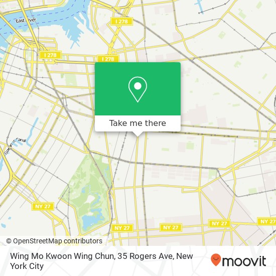 Wing Mo Kwoon Wing Chun, 35 Rogers Ave map