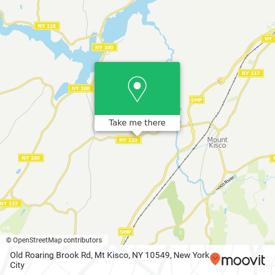 Mapa de Old Roaring Brook Rd, Mt Kisco, NY 10549