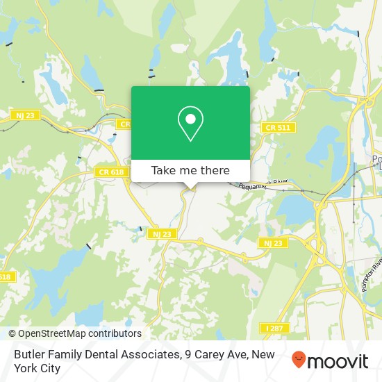 Butler Family Dental Associates, 9 Carey Ave map