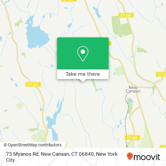 73 Myanos Rd, New Canaan, CT 06840 map